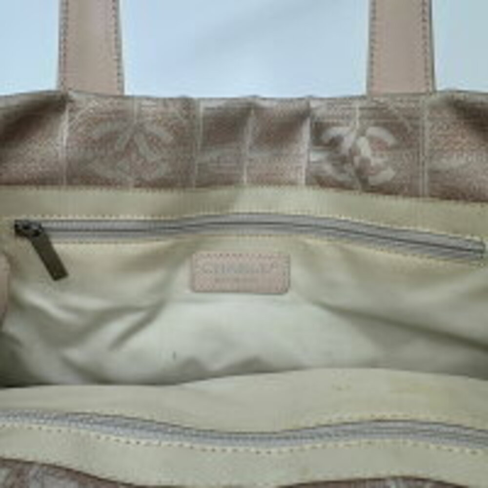 CHANEL Travel Line Tote Bag Metallic Pink - Picture 8 of 8